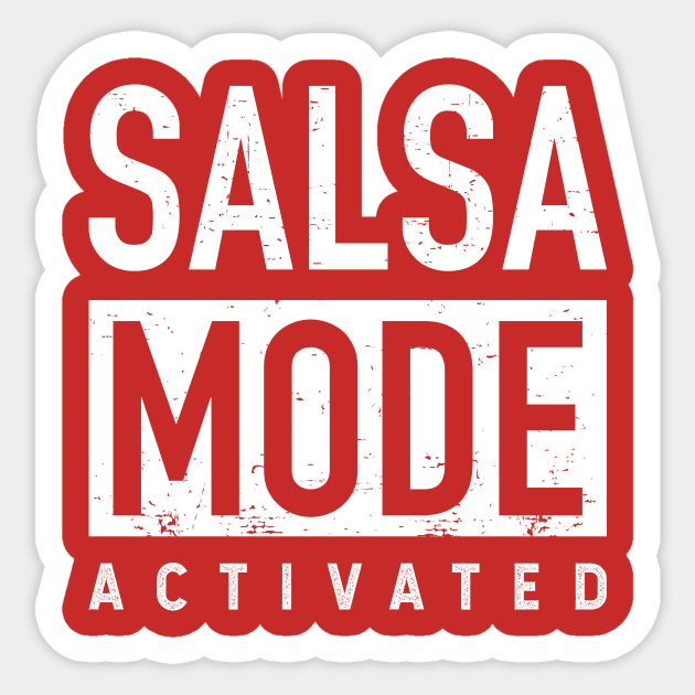 Salsa Mode - Activated Sticker by verde